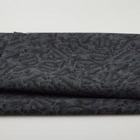 Florique 118" - Tonal Florique Flowers Black 3 Yard Cut