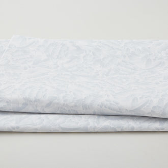 Florique 118" - Tonal Florique Flowers White 3 Yard Cut