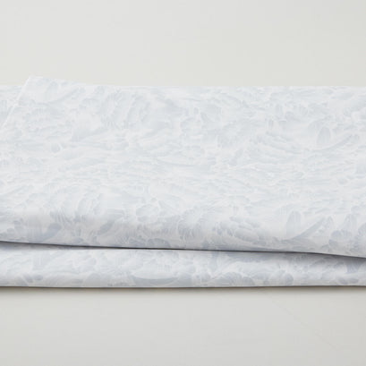 Florique 118" - Tonal Florique Flowers White 3 Yard Cut