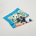 Panda Paradise - Pandas With Bamboo Teal Fabric Panel