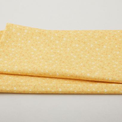 Sunlit Splendor Favorites - Tonal Leaves Yellow 2 Yard Cut