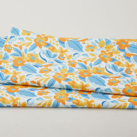 Sunlit Splendor Favorites - Large Wavy Floral Yellow 2 Yard Cut
