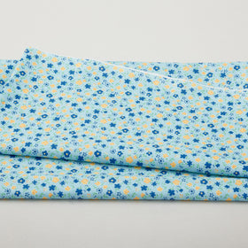 Sunlit Splendor Favorites - Tiny Packed Flowers Light Blue 2 Yard Cut