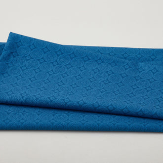 Sunlit Splendor Favorites - Floral Bursts Tonal Blue 2 Yard Cut