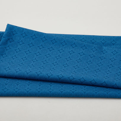 Sunlit Splendor Favorites - Floral Bursts Tonal Blue 2 Yard Cut