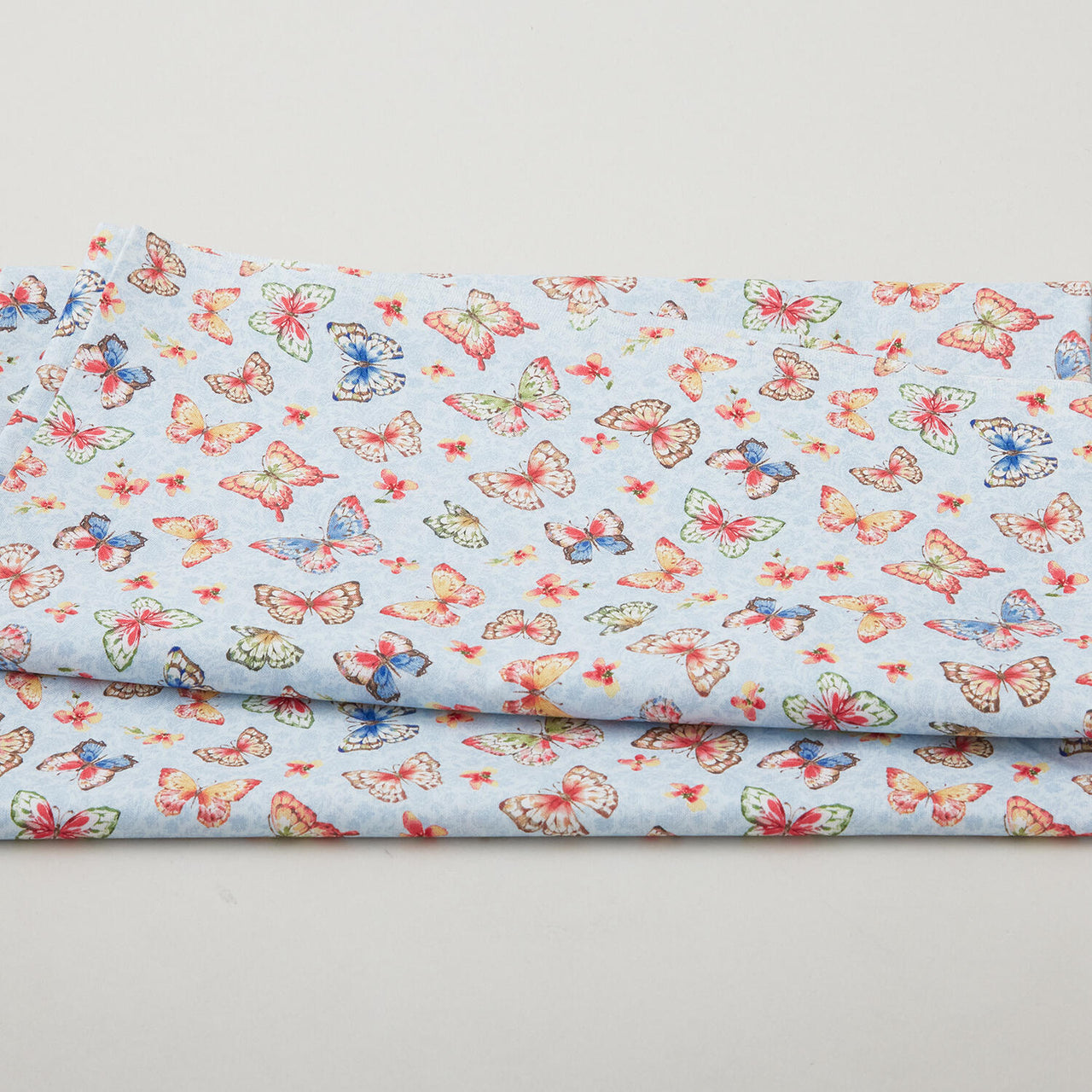 Lucinda Favorites - Tossed Butterflies Blue 2 Yard Cut