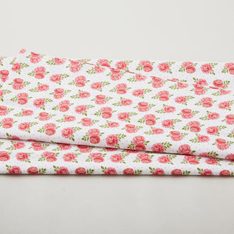 Lucinda Favorites - Large Floral White 2 Yard Cut