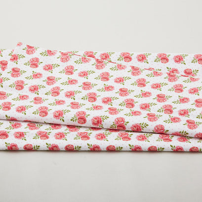 Lucinda Favorites - Large Floral White 2 Yard Cut