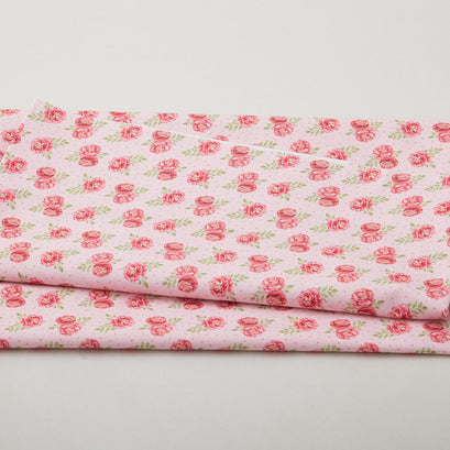 Lucinda Favorites - Large Floral Pink 2 Yard Cut