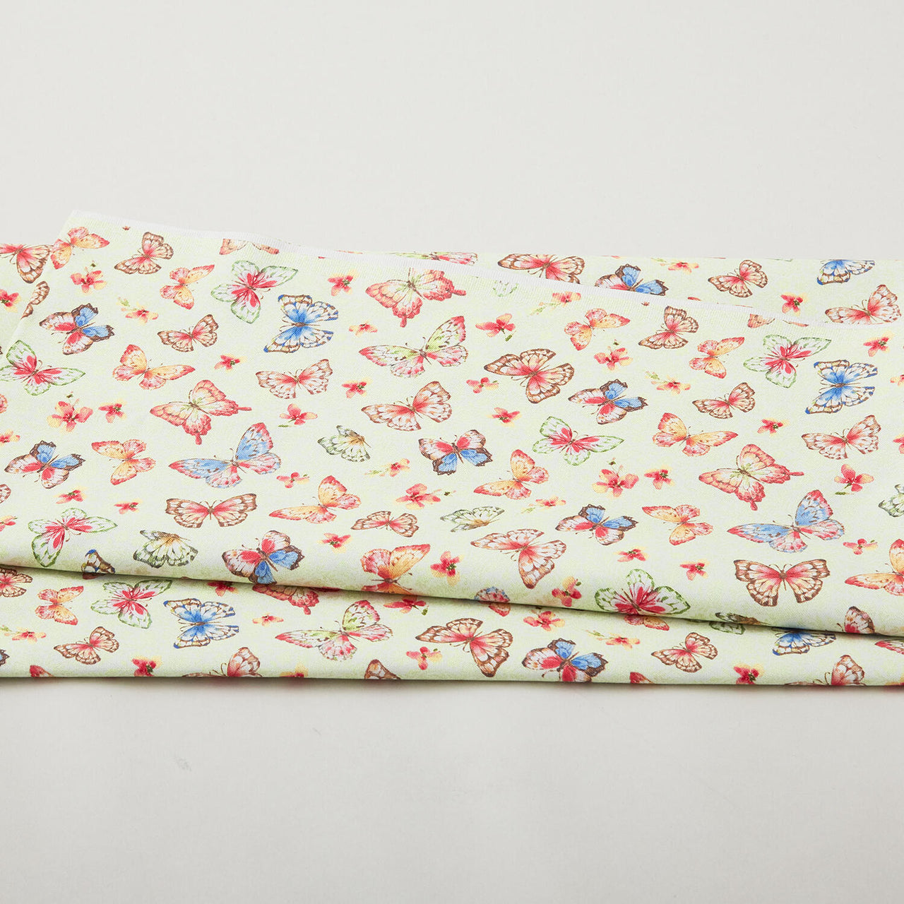 Lucinda Favorites - Tossed Butterflies Green 2 Yard Cut