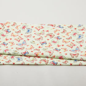 Lucinda Favorites - Tossed Butterflies Green 2 Yard Cut