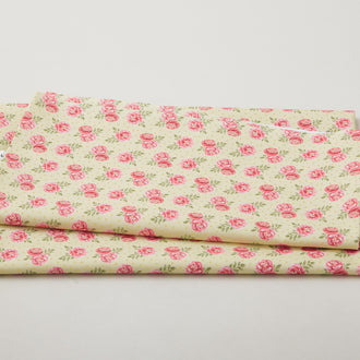 Lucinda Favorites - Large Floral Yellow 2 Yard Cut