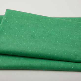 Quilting Rainbow - Dots Green 3 Yard Cut