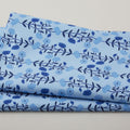 Blossoms Bloom - Flowers Light Blue 2 Yard Cut