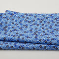 Blossoms Bloom - Dense Flowers Blue 2 Yard Cut