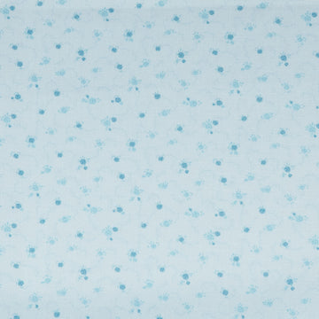 Colour Harmony - Roses and Branches Light Blue 2 Yard Cut