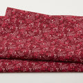 Filippa's Line - Flowers Lines & Dots Red 2 Yard Cut