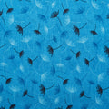 Quilting Rainbow - Small Blowflower Turquoise 2 Yard Cut