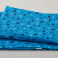 Quilting Rainbow - Small Blowflower Turquoise 2 Yard Cut