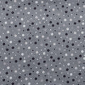 Quilting Rainbow - Different Dots Grey 2 Yard Cut
