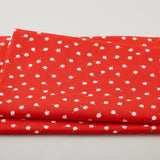 Sweetie - Small White Daisy Red 2 Yard Cut