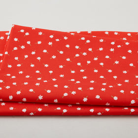 Sweetie - Small White Daisy Red 2 Yard Cut