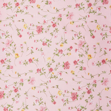 Floral Fling Garden - Small Floral Pink 2 Yard Cut