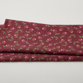 Floral Fling Garden - Rose Allover Plum 2 Yard Cut