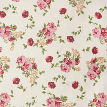 Floral Fling Garden - Large Floral Cream 2 Yard Cut
