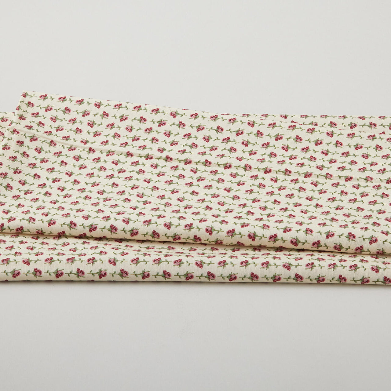 Floral Fling Garden - Rosebud Stripe Cream 2 Yard Cut