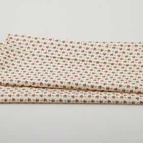 Floral Fling Garden - Rosebud Stripe Cream 2 Yard Cut