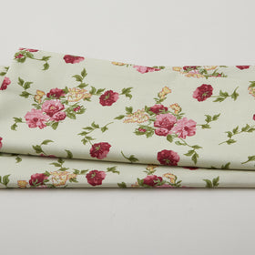 Floral Fling Garden - Large Floral Green 2 Yard Cut