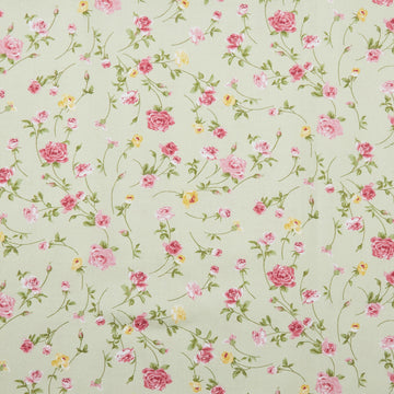 Floral Fling Garden - Small Floral Green 2 Yard Cut
