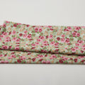 Floral Fling Garden - Packed Floral over Plaid Green 2 Yard Cut