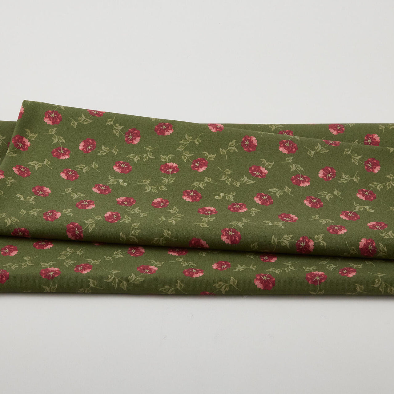 Floral Fling Garden - Rose Allover Green 2 Yard Cut