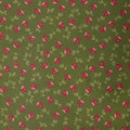 Floral Fling Garden - Rose Allover Green 2 Yard Cut