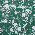 Vintage Green Botanical Print - Green 2 Yard Cut
