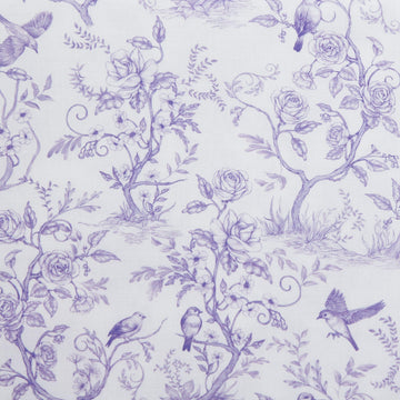 Vintage Botanical Print - White 2 Yard Cut