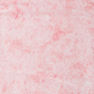 Delicate Paisley - Light Pink 2 Yard Cut