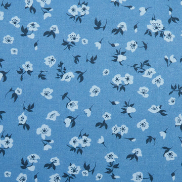 Vintage Floral - Soft Blue 2 Yard Cut