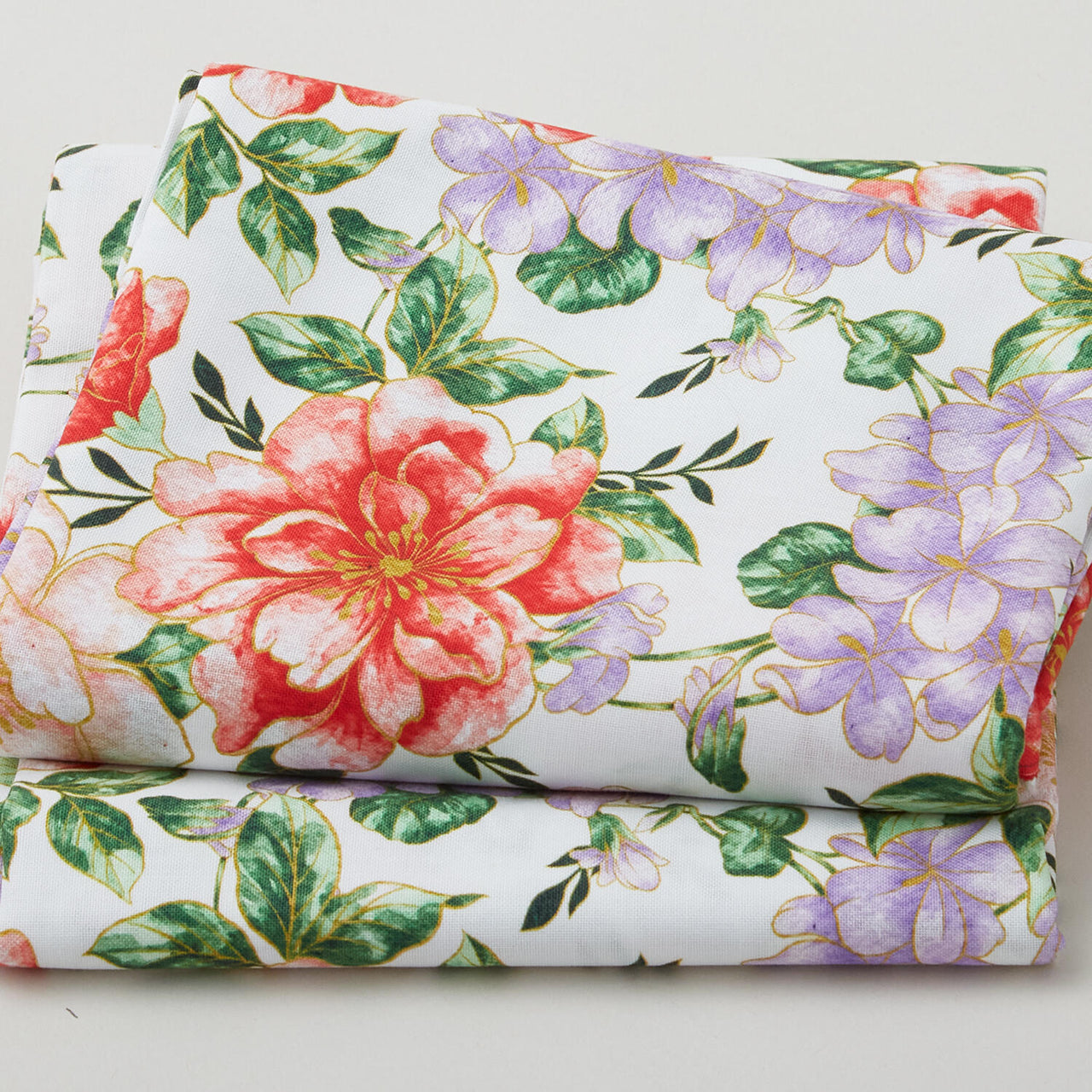 Romantic Floral - White 2 Yard Cut