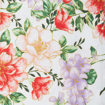 Romantic Floral - White 2 Yard Cut