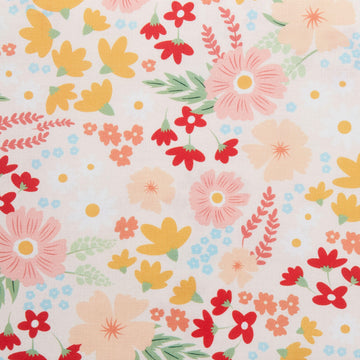 Pink Meadow Floral - Peach 2 Yard Cut