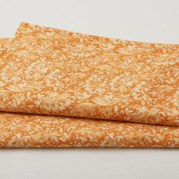 Ivory Fields - Tonal With Metallic Gold 2 Yard Cut