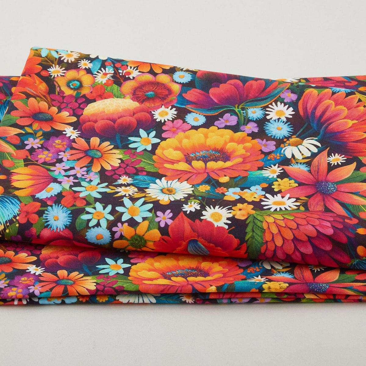 Luminous Haven - Dense Floral Multi 2 Yard Cut
