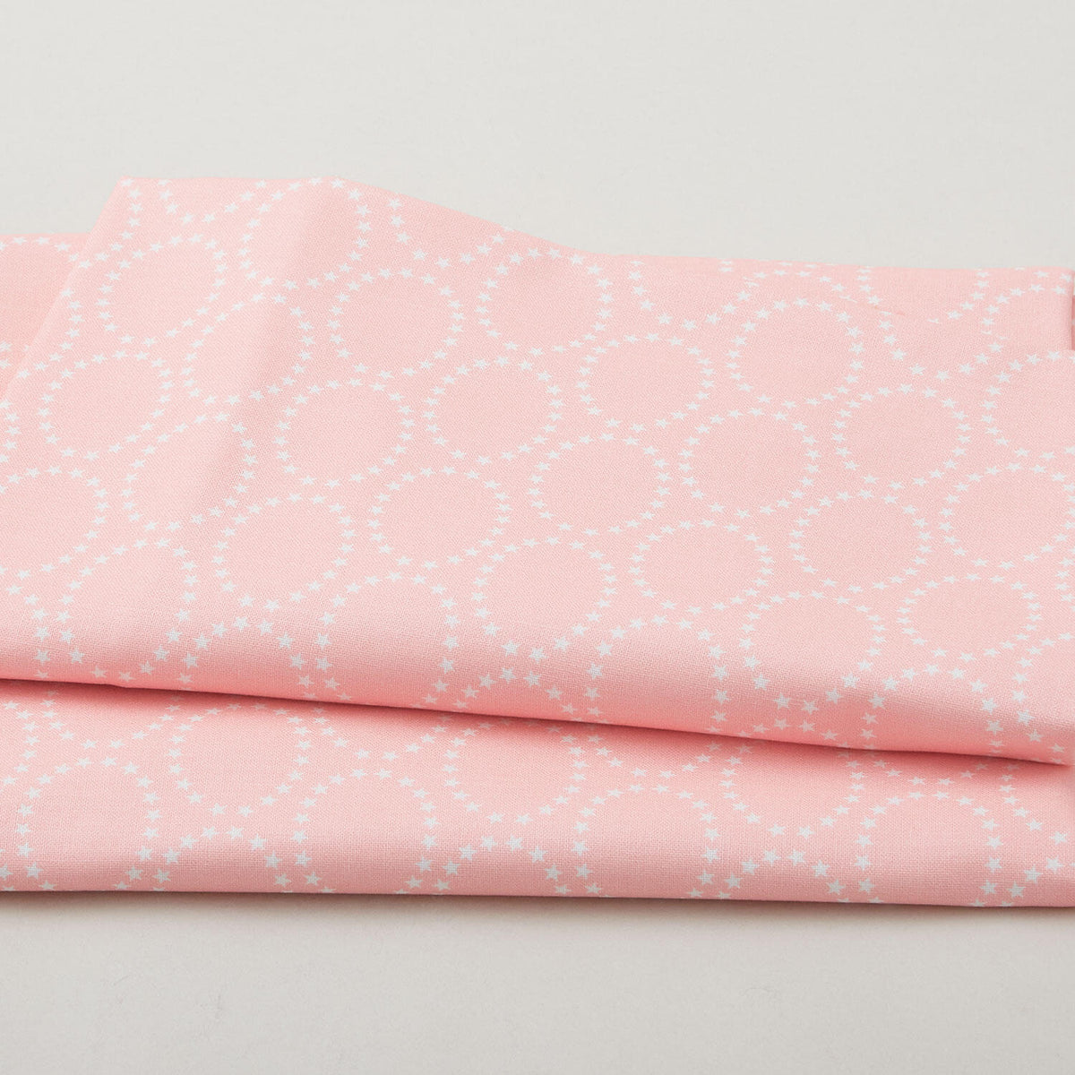 The Bright Side - Star Ovals Light Pink 2 Yard Cut