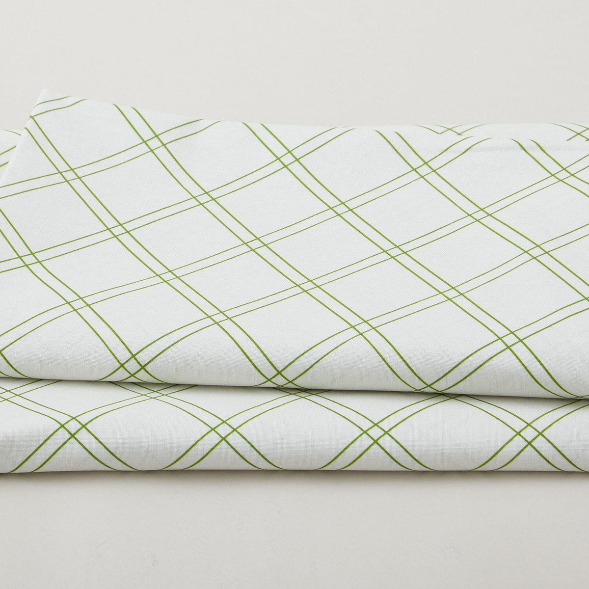 The Bright Side - Windowpane Plaid White 2 Yard Cut