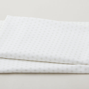 The Bright Side - Polka Dot White 2 Yard Cut
