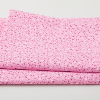 Simply Prints - Small Geometric Pink 2 Yard Cut
