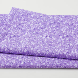 Simply Prints - Paisley Vines Purple 2 Yard Cut